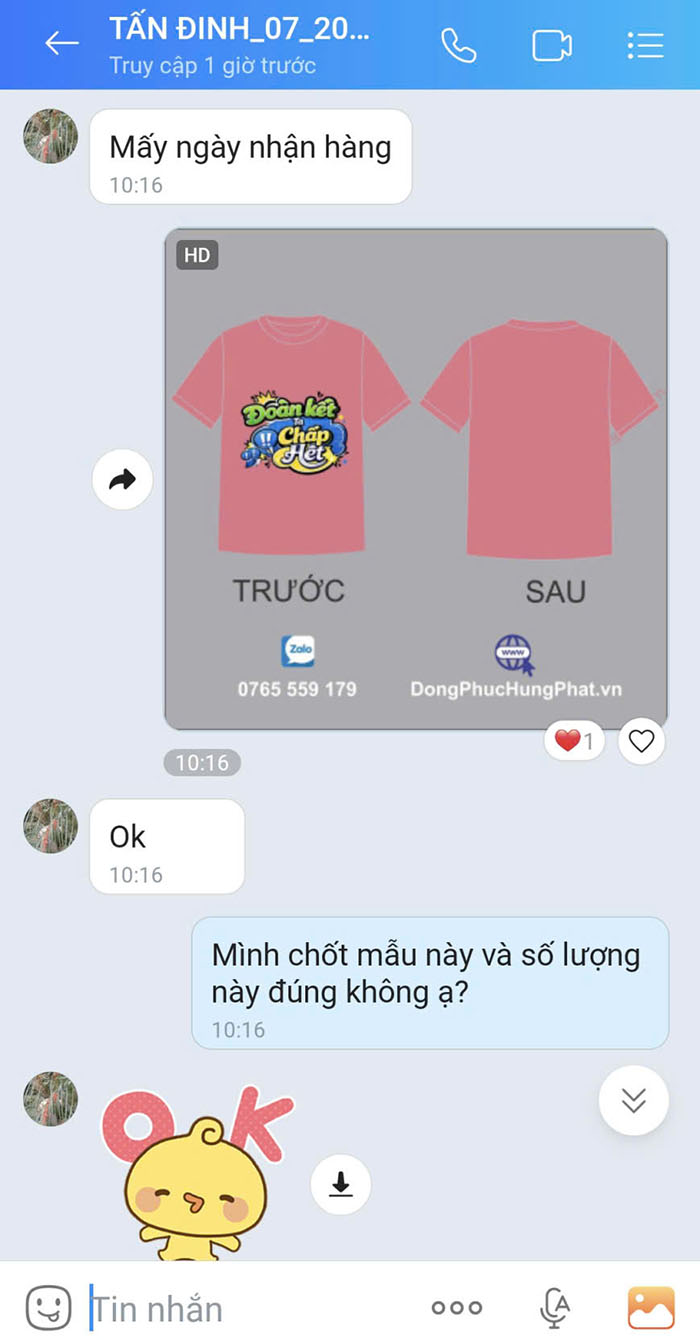 47 áo thun team building màu hồng phấn, vải Sufa, in PET slogan “Đoàn kết ta chấp hết” cho nhóm khách hàng tại Tuyên Quang.