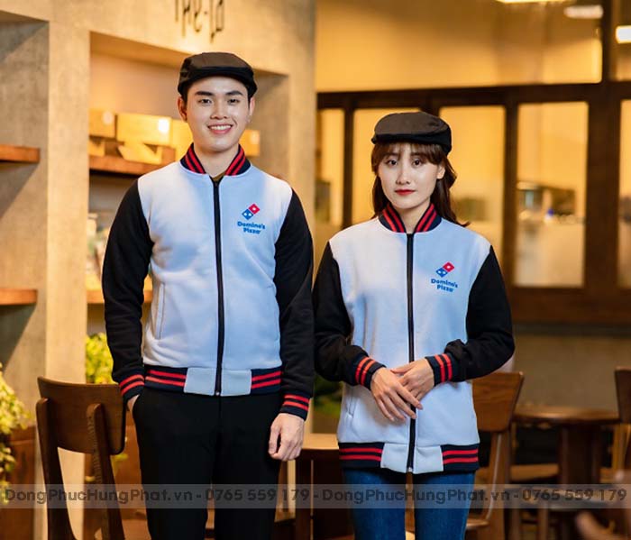 áo khoác bomber đồng phục nhân viên bán hàng