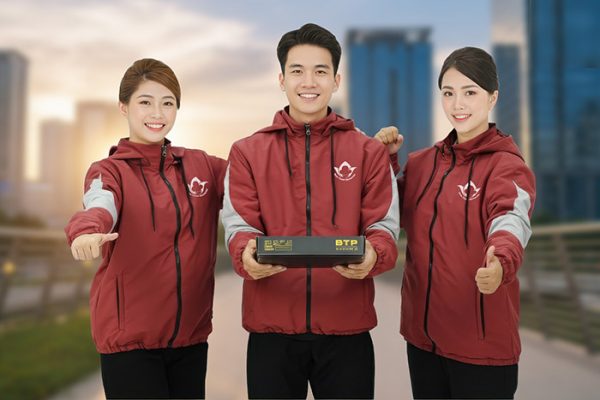 xưởng may áo khoác gió quà tặng