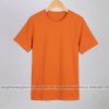 áo thun trơn cotton 100 màu cam