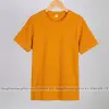 áo thun trơn cotton 100 màu vàng bò