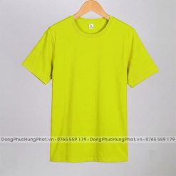 áo thun trơn cotton 100 màu xanh cốm