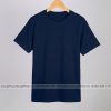 áo thun trơn cotton 100 màu xanh đen