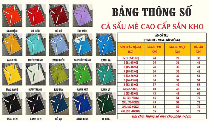 phôi áo thun polo vải cá sấu mè