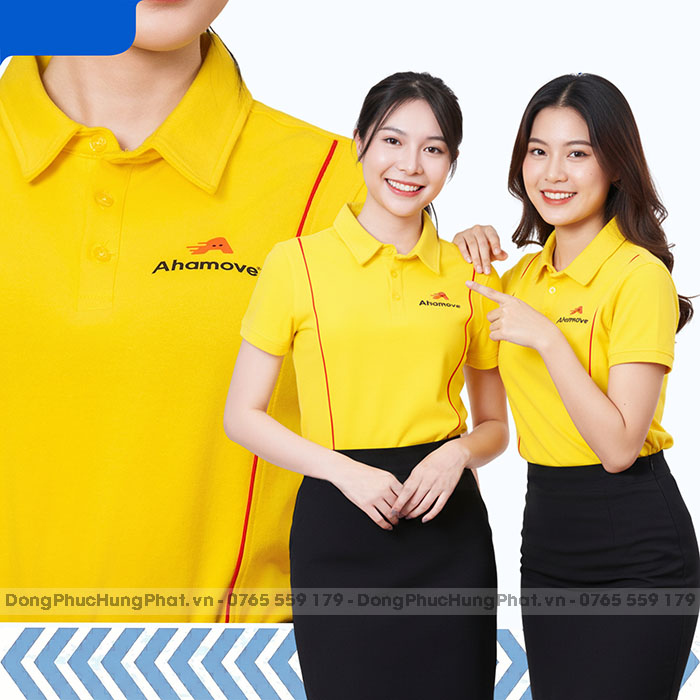 xưởng may áo polo đồng phục theo yêu cầu