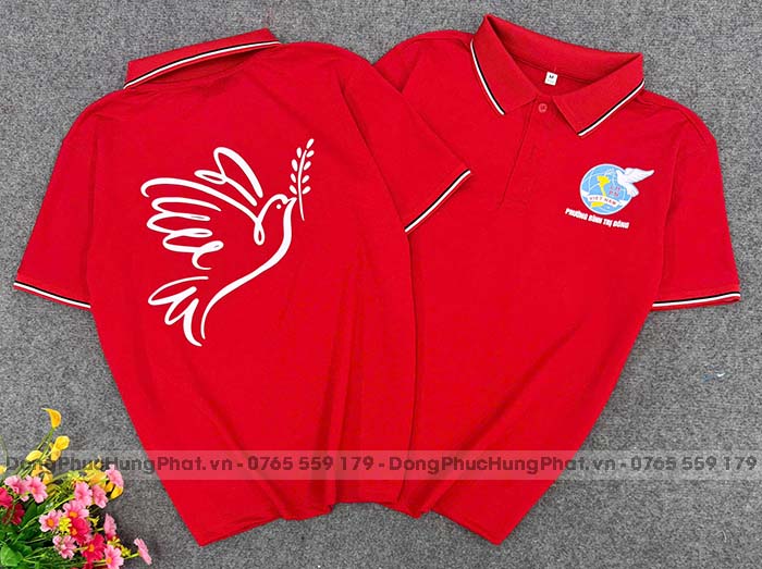 xưởng may áo polo đồng phục theo yêu cầu