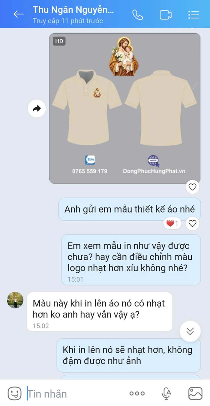 19 áo polo đồng phục gia đình vải cotton 100% màu be
