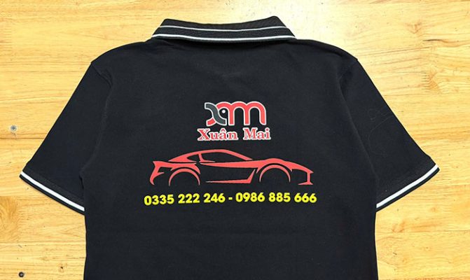 20 áo thun polo đồng phục rửa xe ô tô xuân mai, an giang