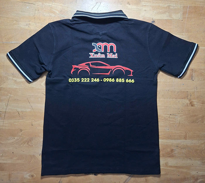 20 áo thun polo đồng phục rửa xe ô tô xuân mai, an giang