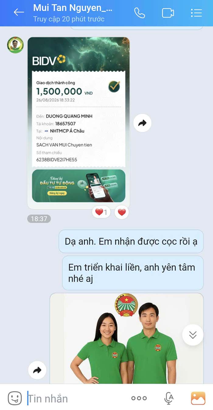 65 áo đồng phục Hội nông dân xã bảo ái, lào cai