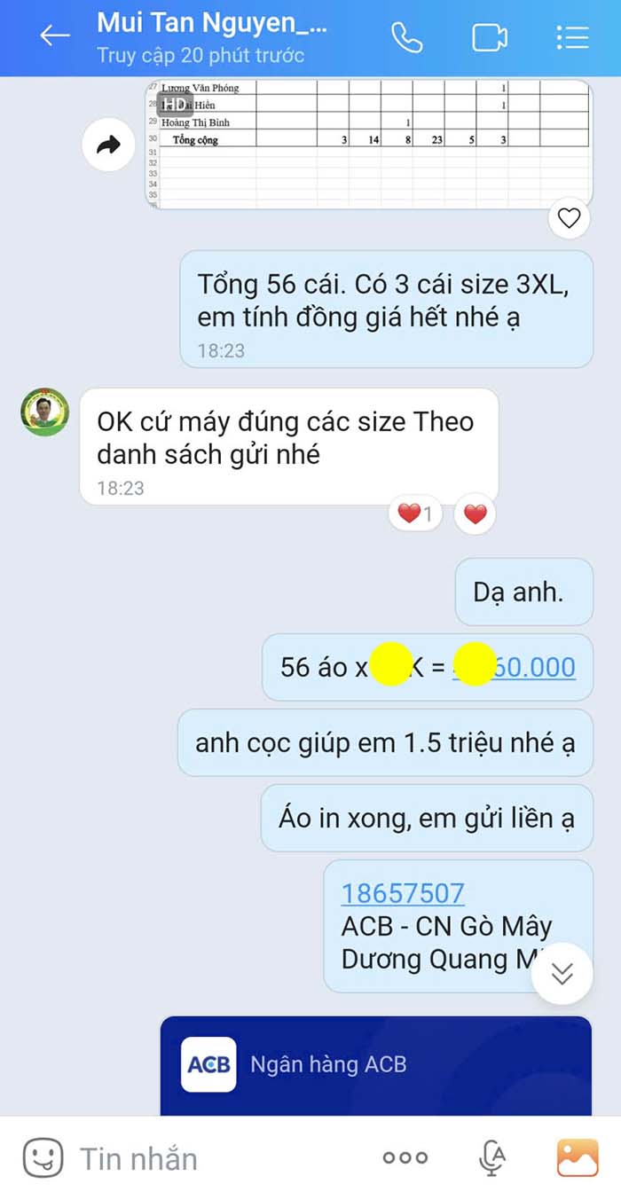 65 áo đồng phục Hội nông dân xã bảo ái, lào cai