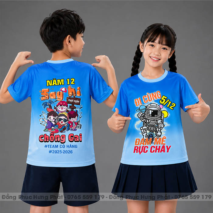 áo lớp in 3d đẹp