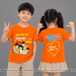 áo lớp màu cam