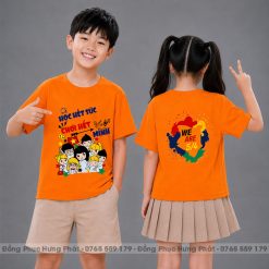 áo lớp màu cam