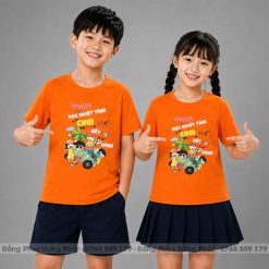 áo lớp màu cam
