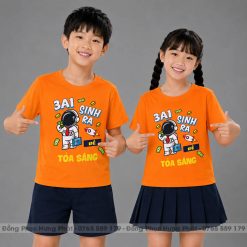 áo lớp màu cam
