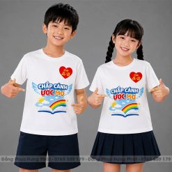 áo lớp màu trắng