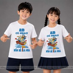 áo lớp màu trắng