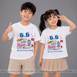 áo lớp màu trắng