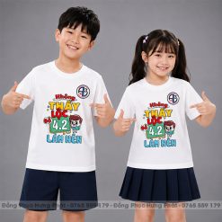 áo lớp màu trắng