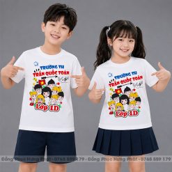 áo lớp màu trắng