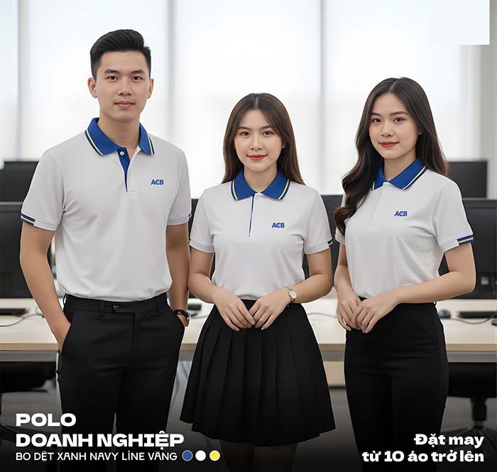 áo thun đồng phục màu trắng