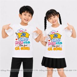 áo thun lớp màu trắng
