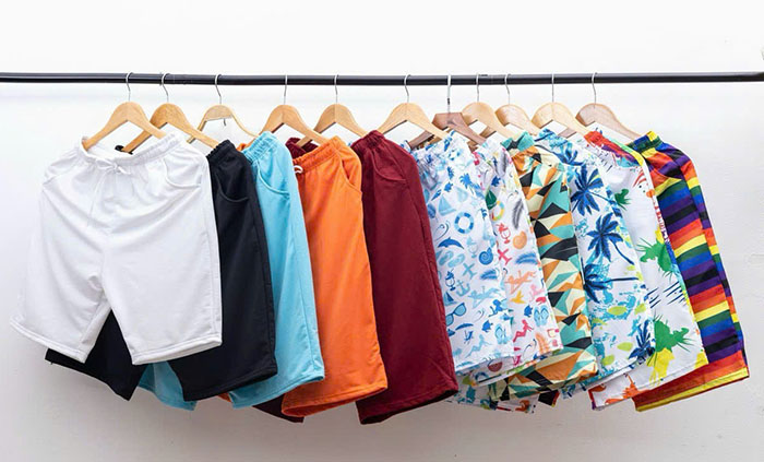 quần short đi biển đồng phục gia đình