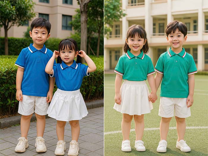 đồng phục mầm non đẹp