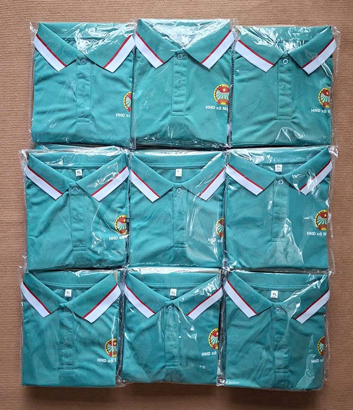 30 áo đồng phục hội nông dân xã Mậu Duệ, Hà Giang