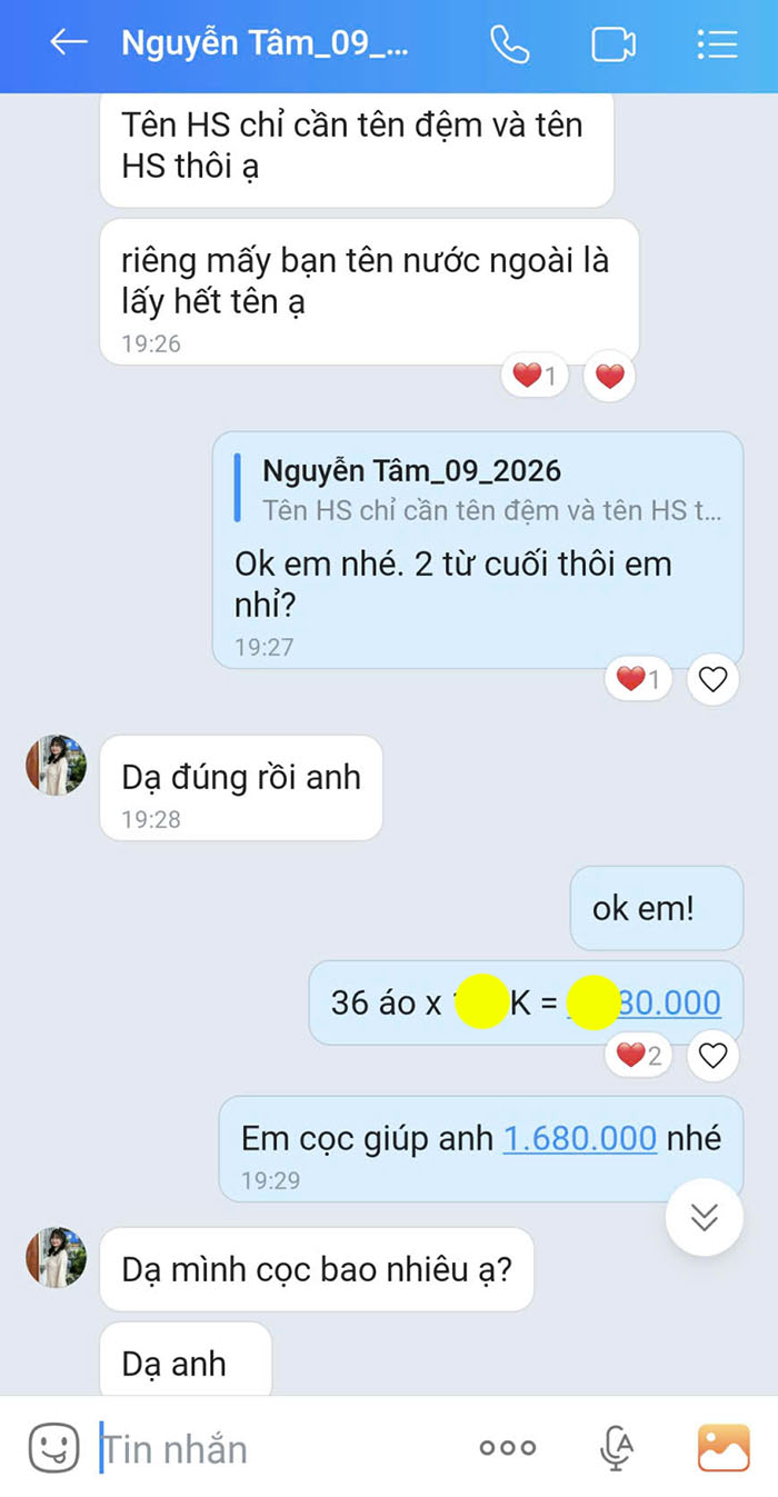 36 áo lớp in 3d trường Đức Trí, TPHCM