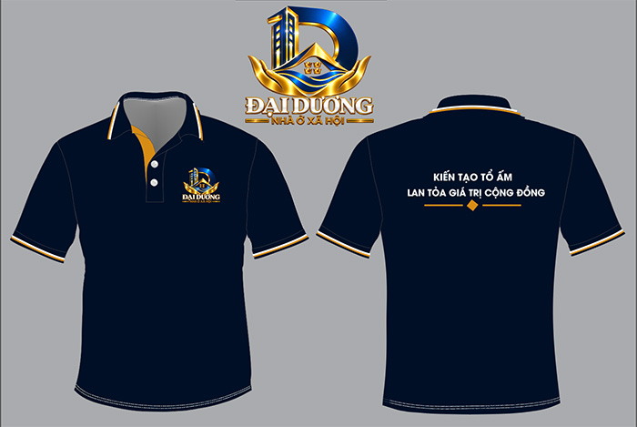 50 áo polo đồng phục công ty nhà ở xã hội đại dương, TPHCM