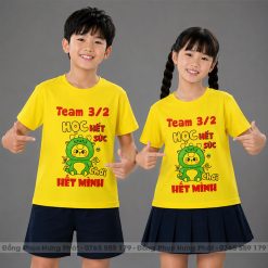 áo lớp màu vàng
