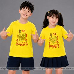 áo lớp màu vàng