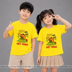 áo lớp màu vàng
