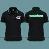 áo thun polo đồng phục công ty màu đen 1 sọc xanh két
