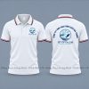 áo thun polo đồng phục công ty màu trắng 3 sọc