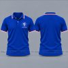 áo thun polo đồng phục công ty màu xanh bích sọc đỏ trắng