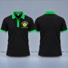 áo thun polo đồng phục nhân viên màu đen viền xanh két