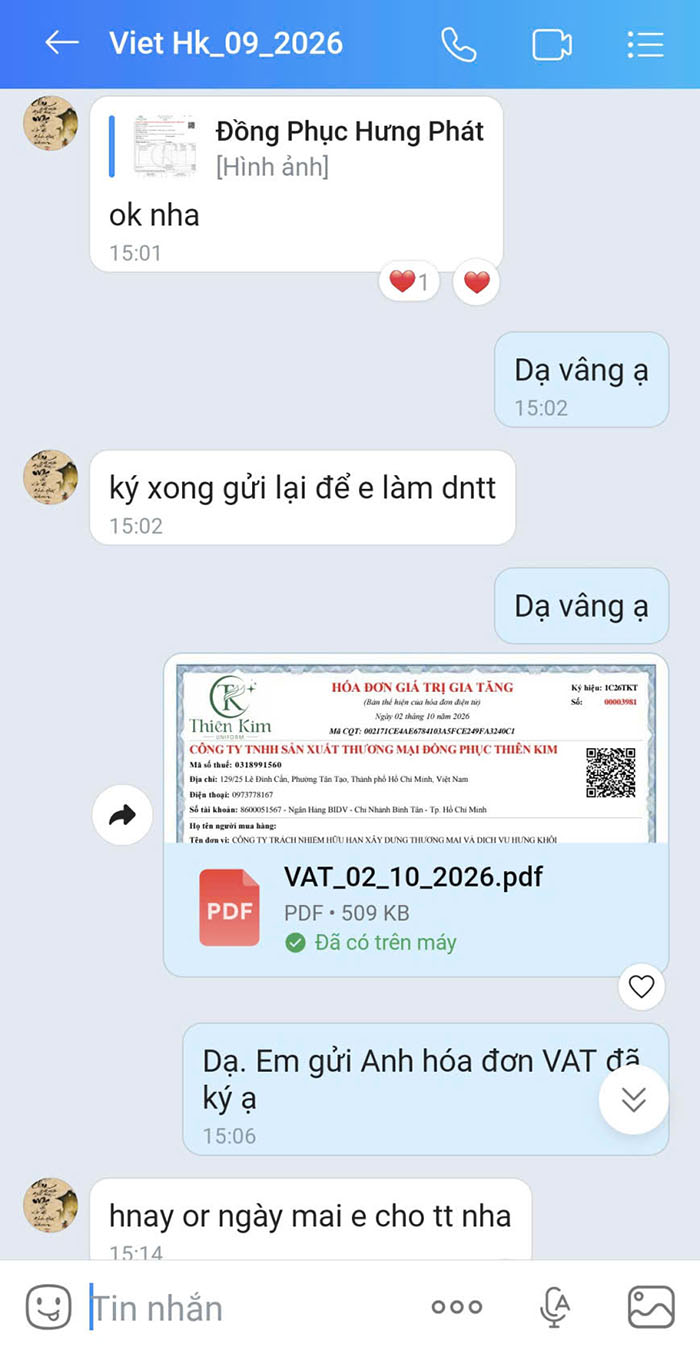 50 áo polo đồng phục công ty xây dựng hưng khôi, TPHCM