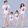 áo đồng phục gia đình đi biển in hình love family
