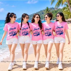 áo đồng phục team building Đồng đội bên ta ngại gì sóng gió