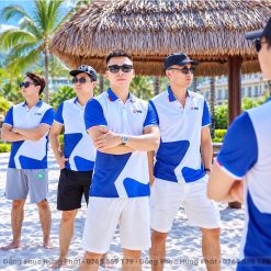 áo đồng phục team building ngân hàng MB