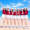 áo đồng phục team building very luck màu đỏ đô