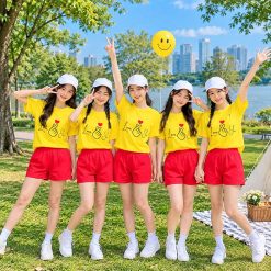 Áo Thun Đồng Phục Team Building Bàn Tay Love You màu Vàng