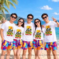 áo thun team building đi muôn nơi màu trắng