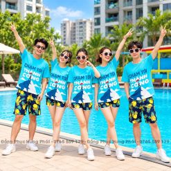 áo thun team building in 3D Chạm tới thành công
