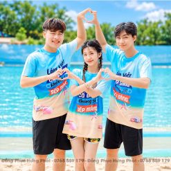 áo thun team building in 3D làm việc cố gắng