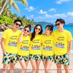 áo thun team building Làm có hội chơi có hội
