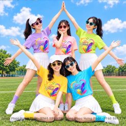 áo thun team building love family nhiều màu